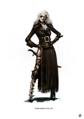 Illustration for article titled The grotesque witch concept art from Hansel & Gretel will probably turn you on